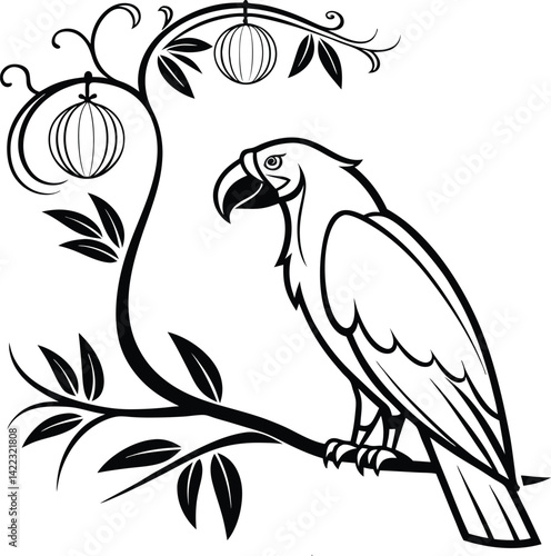 vector illustration of an eagle