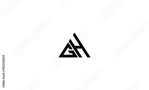 Free Download G H initial letter logo - GFXLoad