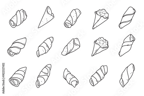 Cannoli Icon Simple Minimalist