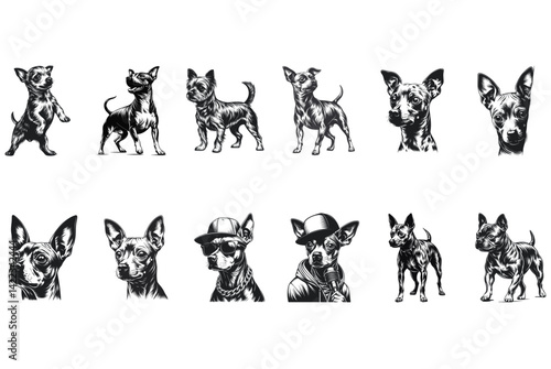 American Hairless Terrier SVG Bundle