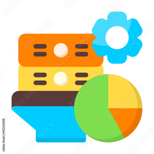 Data Wrangling Flat Icon