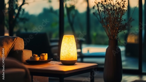 Table Lamp with Warm Light