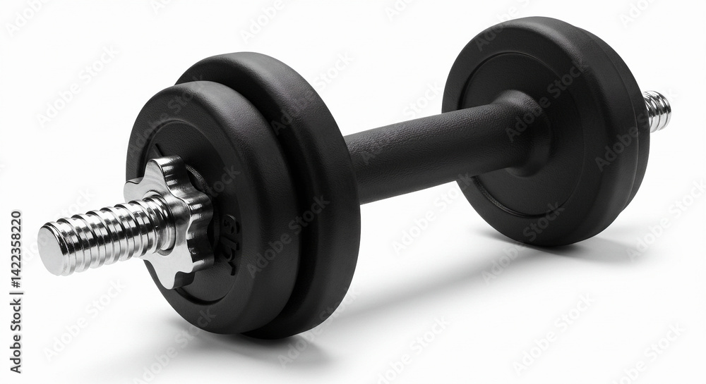Naklejka premium dumbbell isolated on white