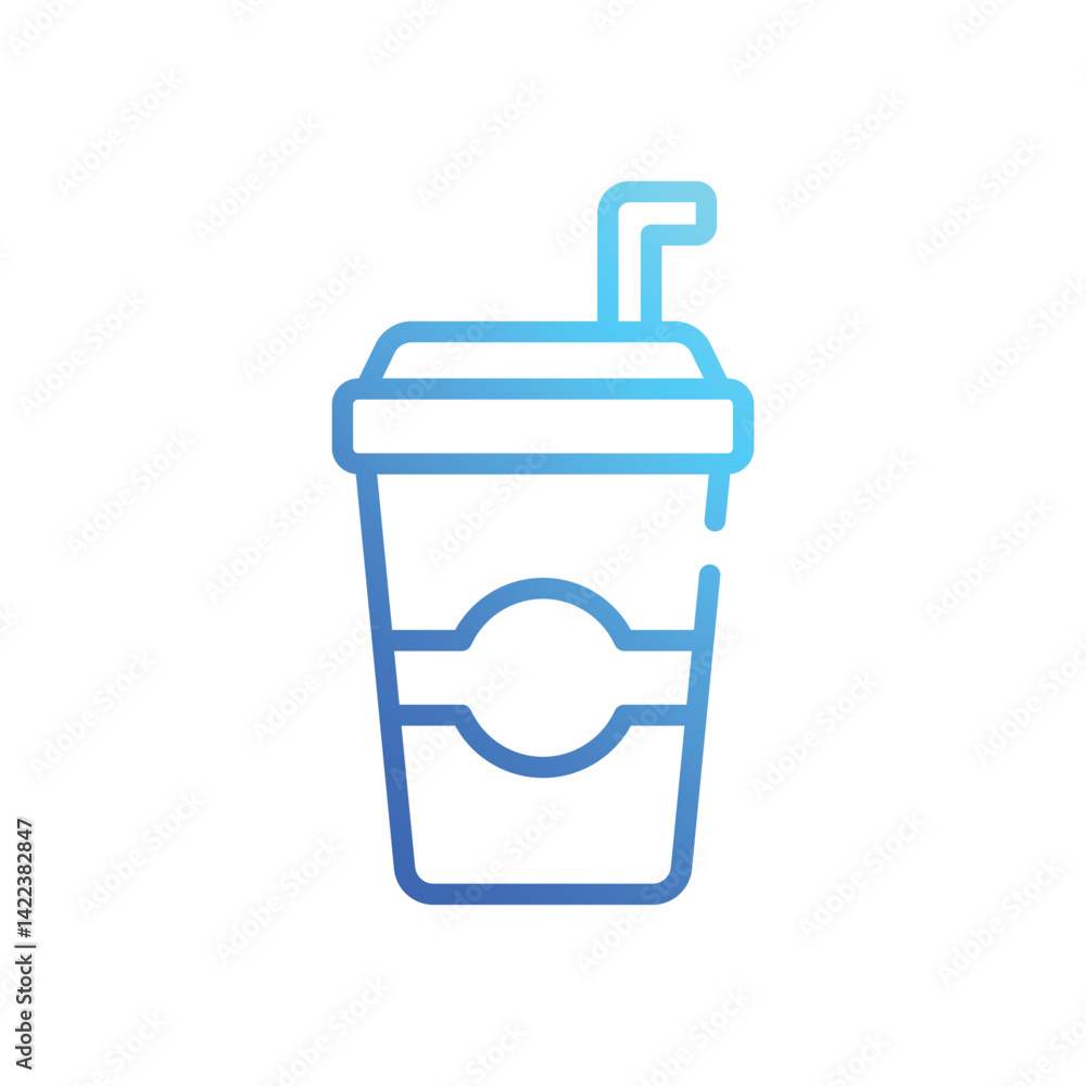 Soft Drink Icon vector stock illustration Soft Drink Icon vector stock illustration