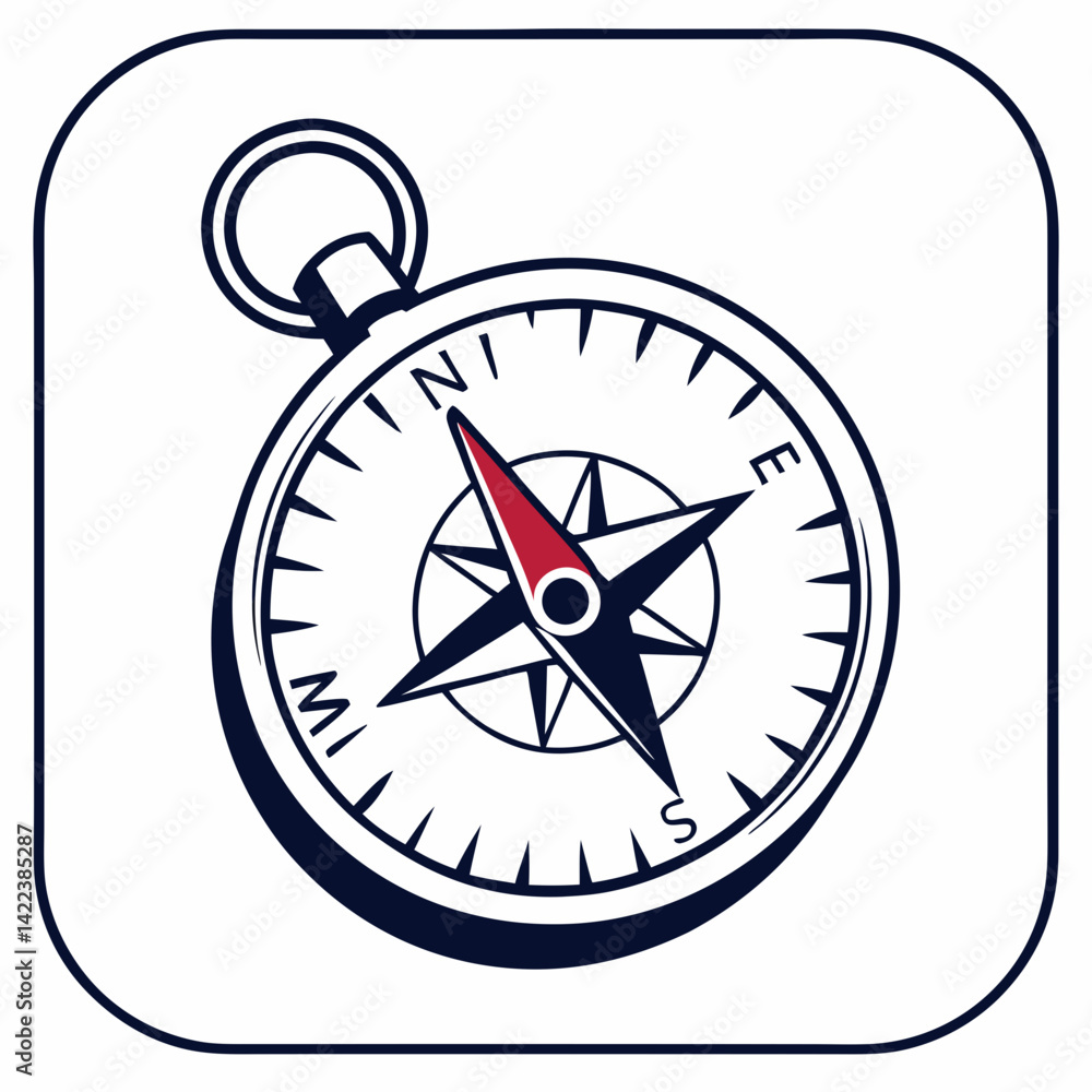 Compass Rose Vector Illustration Indicating Direction With North South East And West Icons Compass Rose Vector Illustration Indicating Direction With North South East And West Icons