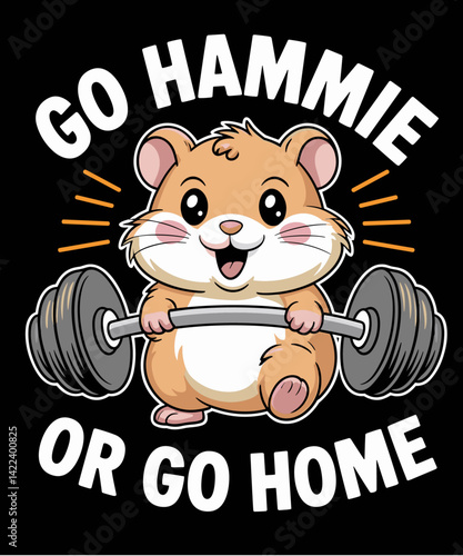 Funny Go Hammie or Go Home Gym Hamster