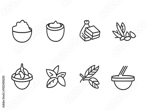 Ultra Minimalist Garam Masala Line Art