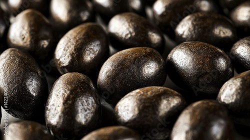 Close Up of Kukui Nuts Symbolizing Strength and Protection in Culture