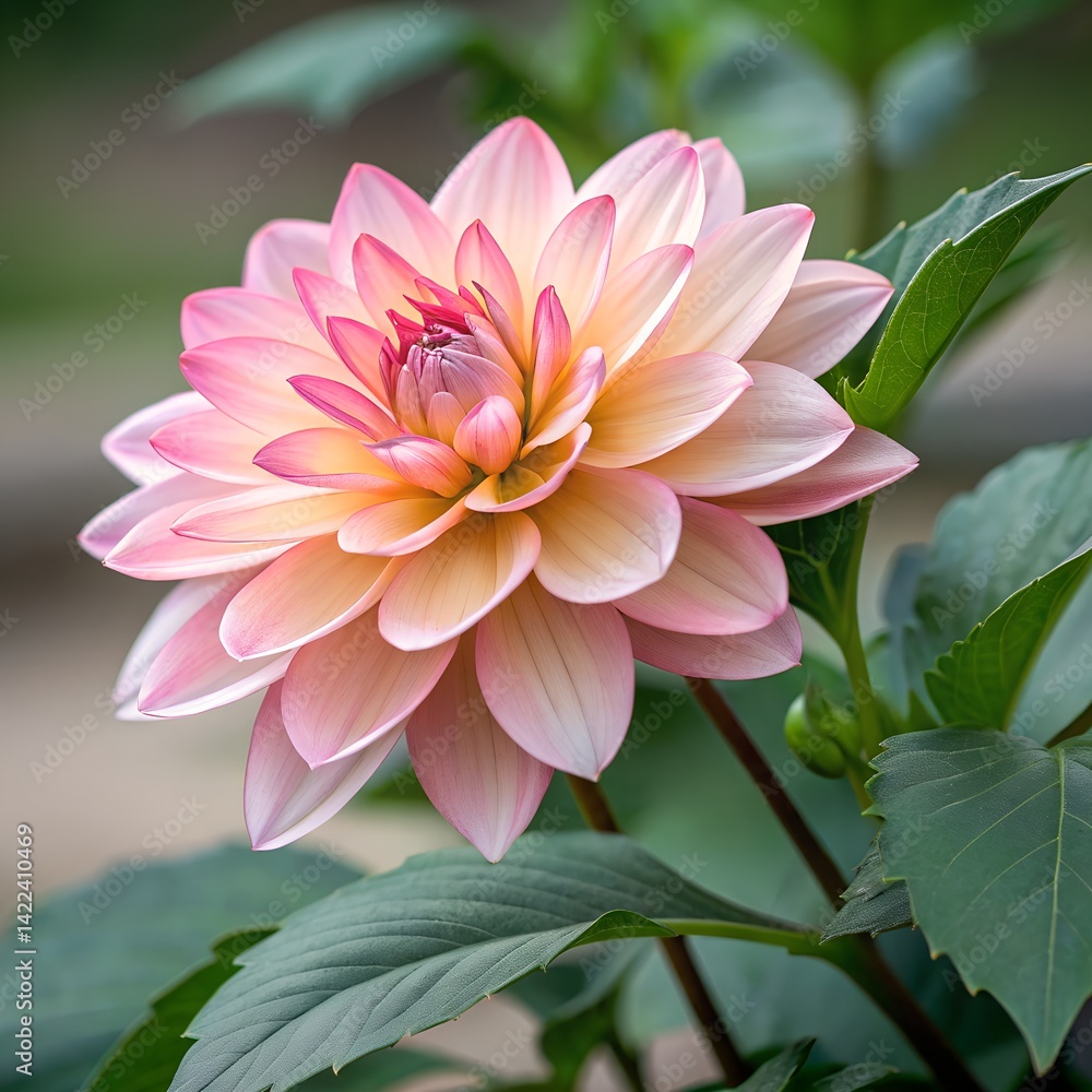 Grace in Bloom: The Beauty of a Dahlia Grace in Bloom: The Beauty of a Dahlia