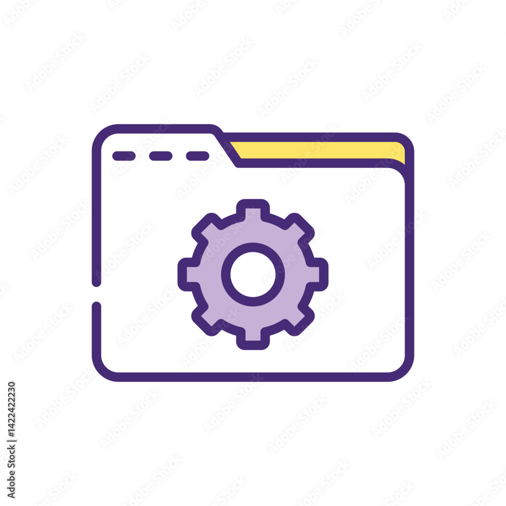 Folder Icon vector stock illustration Folder Icon vector stock illustration