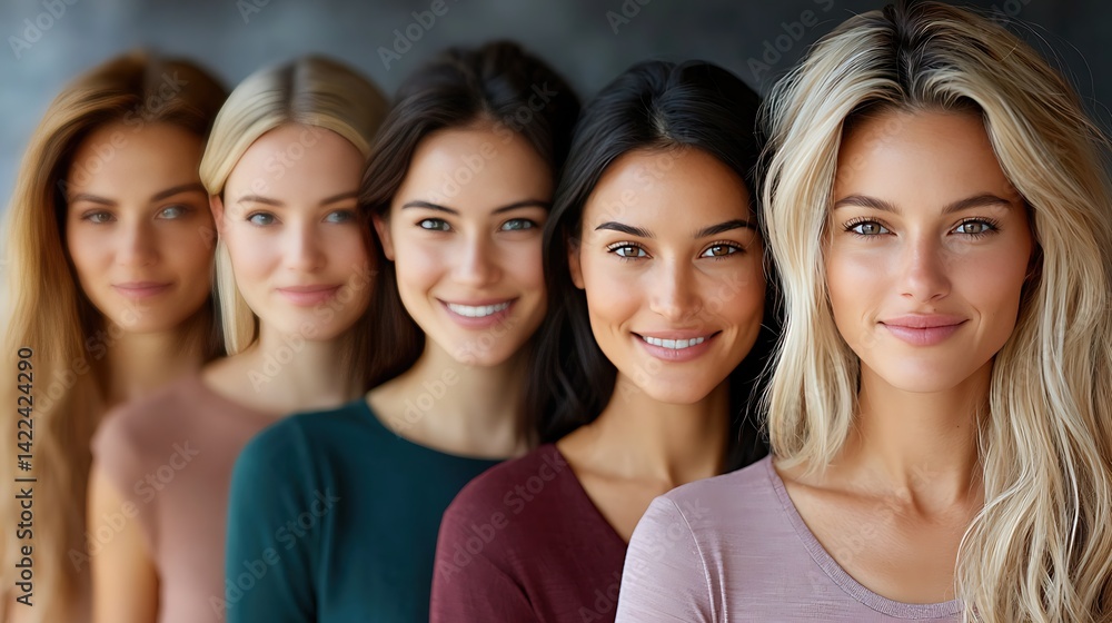Smiling Multi Generational Women Portrait Smiling Multi Generational Women Portrait