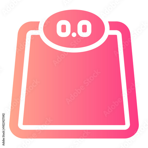 Weight Scale gradient icon