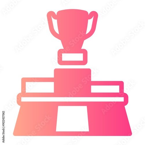 podium gradient icon