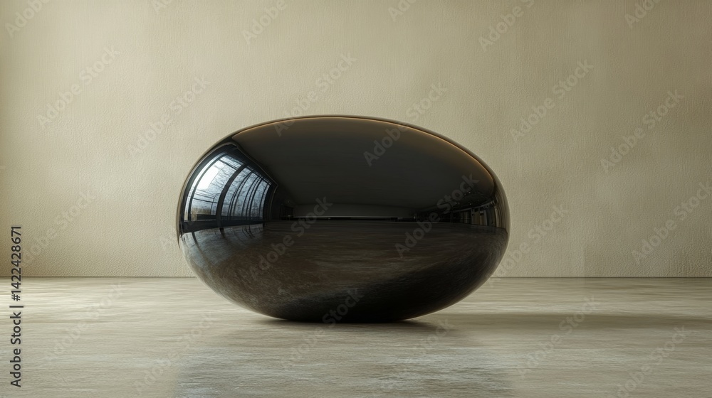 glass ball on a wooden table glass ball on a wooden table