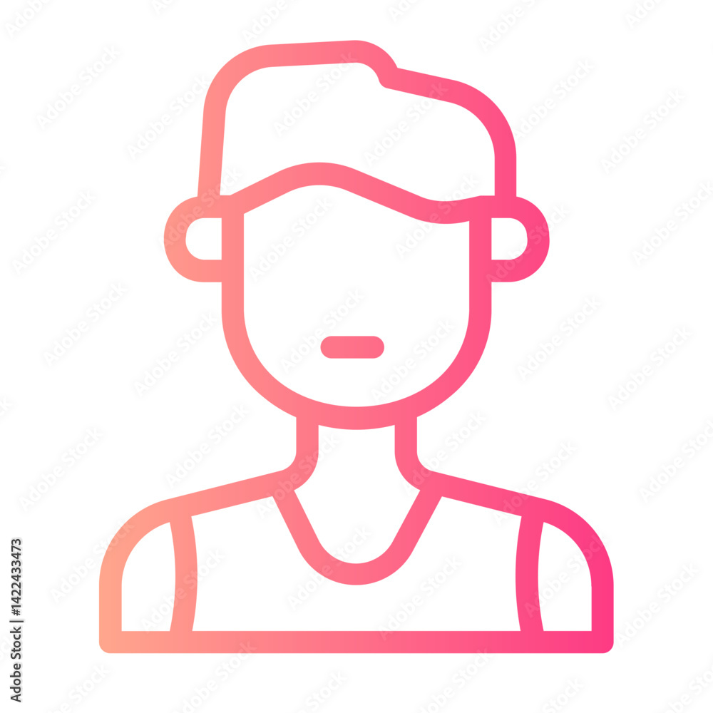 Runner gradient icon Runner gradient icon