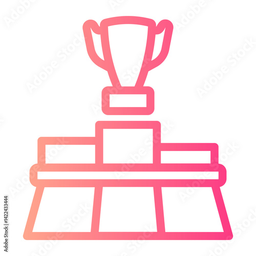 podium gradient icon