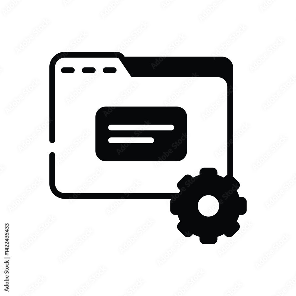 Folder Icon vector stock illustration Folder Icon vector stock illustration
