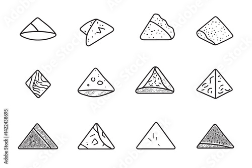 Lavash Simple 2D Line Art Icons