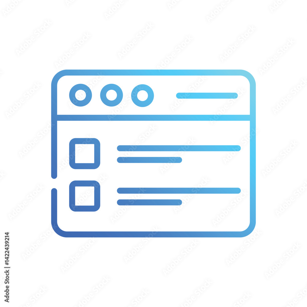 Check List Icon vector stock illustration Check List Icon vector stock illustration