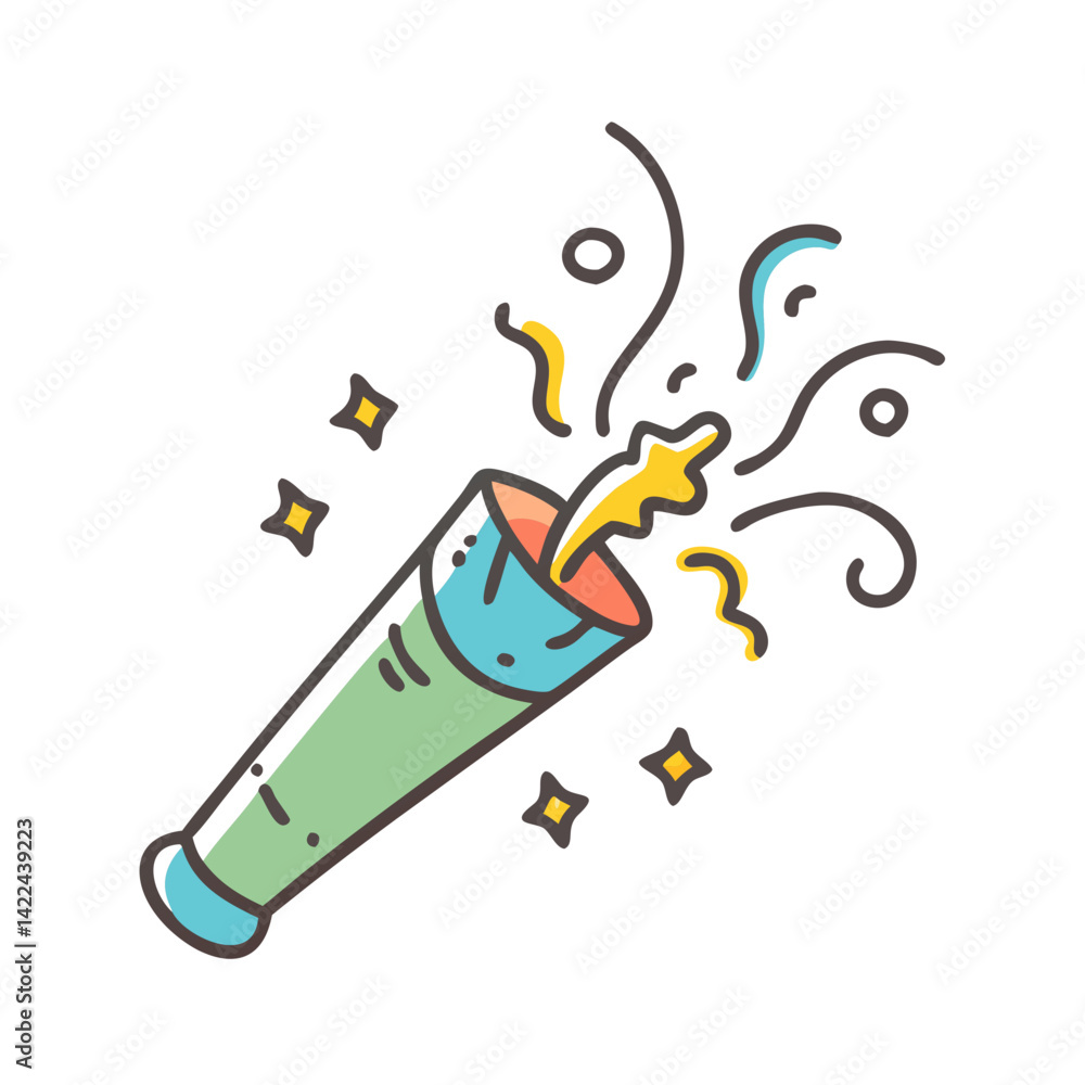 confetti cannon icon, confetti cannon vector illustration-simple illustration of confetti cannon, perfect for confetti cannon logos and icons confetti cannon icon, confetti cannon vector illustration-simple illustration of confetti cannon, perfect for confetti cannon logos and icons