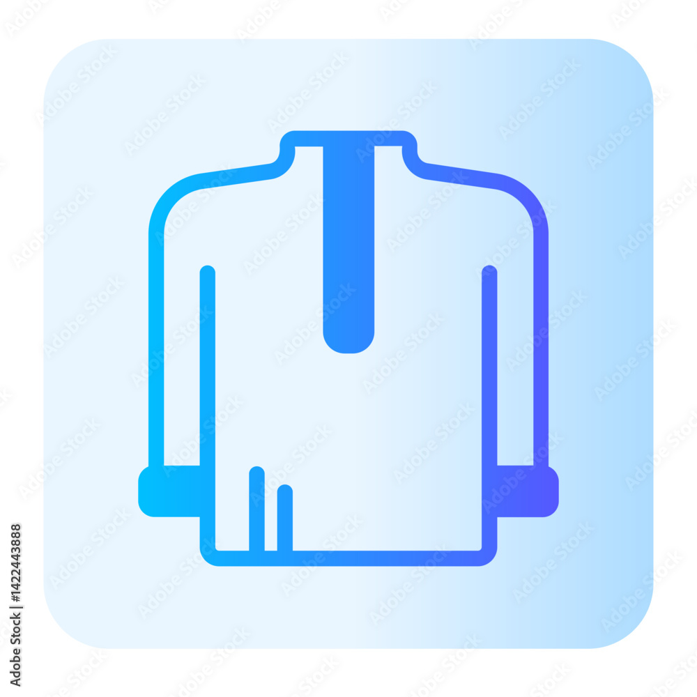 Jacket gradient icon Jacket gradient icon