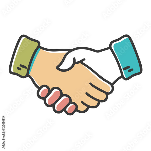 handshake icon, handshake vector illustration-simple illustration of handshake, perfect for handshake logos and icons