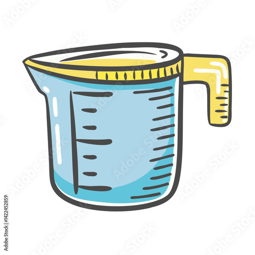 measuring cup icon, measuring cup vector illustration-simple illustration of measuring cup, perfect for measuring cup logos and icons