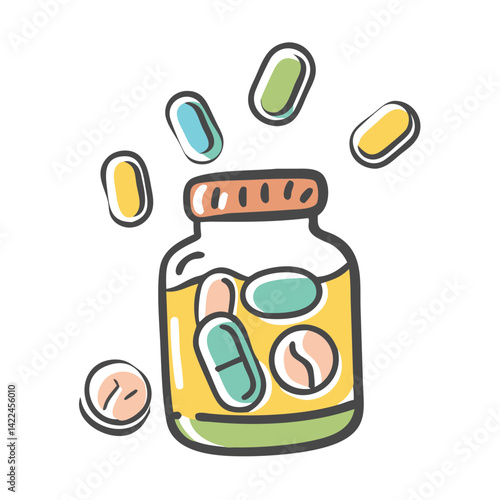 multivitamin icon, multivitamin vector illustration-simple illustration of multivitamin, perfect for multivitamin logos and icons