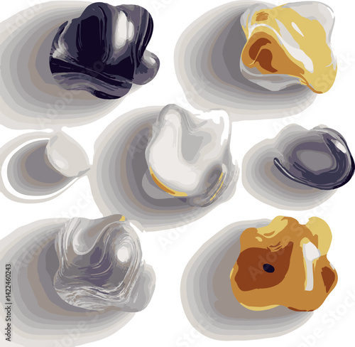 set of different kinds of chocolate