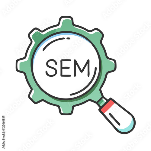 search engine marketing sem icon, search engine marketing sem vector illustration-simple illustration of search engine marketing sem, perfect for search engine marketing sem logos and icons