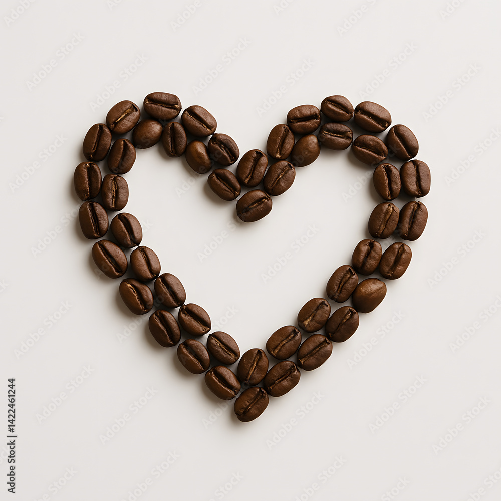 Coffee Bean Heart Coffee Bean Heart