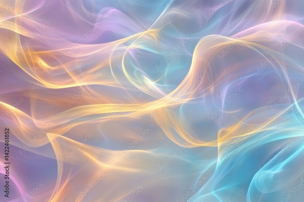 Abstract ethereal swirls of pastel colors. Abstract ethereal swirls of pastel colors.