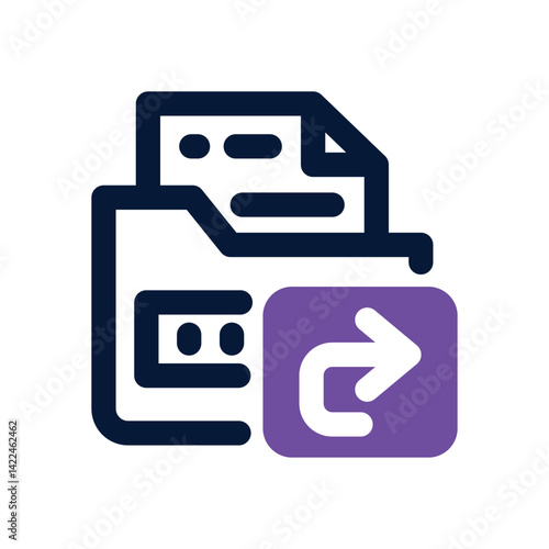 data recovery dual tone icon. Sleek and modern vector icon for websites, mobile apps, marketing materials, and corporate design. Fully scalable and ready to use.