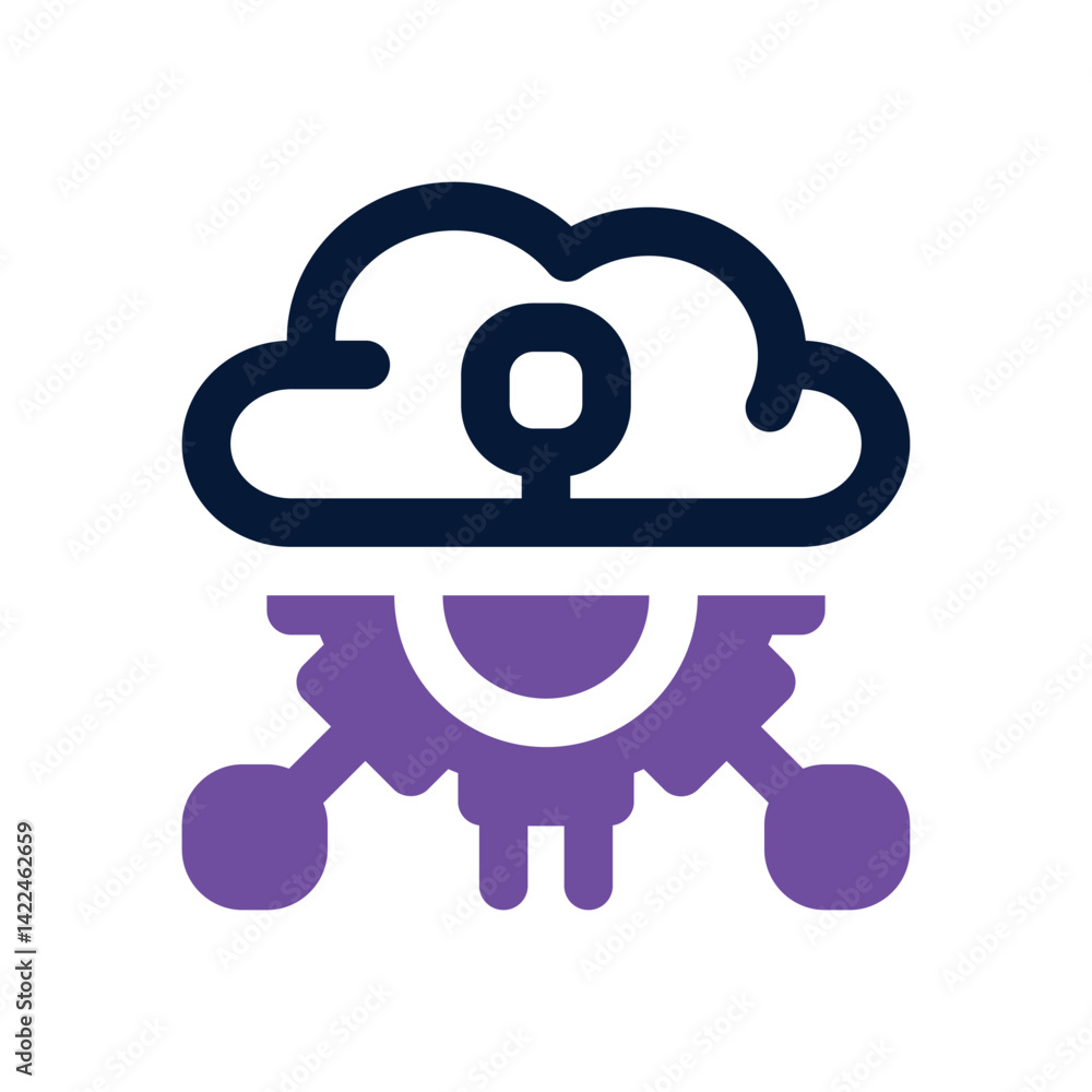 cloud service dual tone icon. Sleek and modern vector icon for websites, mobile apps, marketing materials, and corporate design. Fully scalable and ready to use. cloud service dual tone icon. Sleek and modern vector icon for websites, mobile apps, marketing materials, and corporate design. Fully scalable and ready to use.
