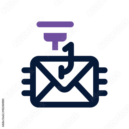phising dual tone icon. Sleek and modern vector icon for websites, mobile apps, marketing materials, and corporate design. Fully scalable and ready to use.