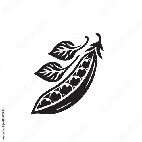 Pea Icon in Vector Art