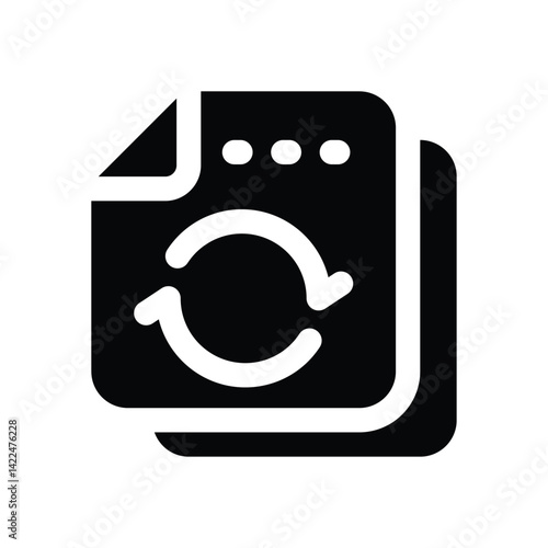 testing glyph icon. Strong and solid vector icon for websites, mobile interfaces, presentations, and visual branding. High quality and easy to edit.