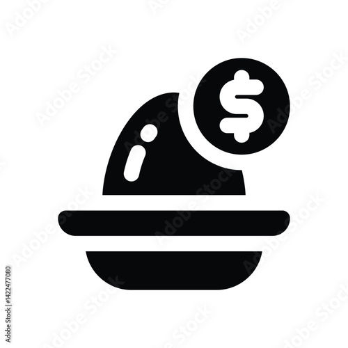nest glyph icon. Strong and solid vector icon for websites, mobile interfaces, presentations, and visual branding. High quality and easy to edit.