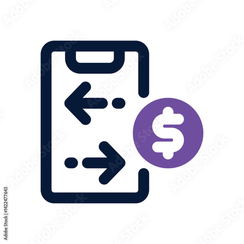 payment dual tone icon. Sleek and modern vector icon for websites, mobile apps, marketing materials, and corporate design. Fully scalable and ready to use.