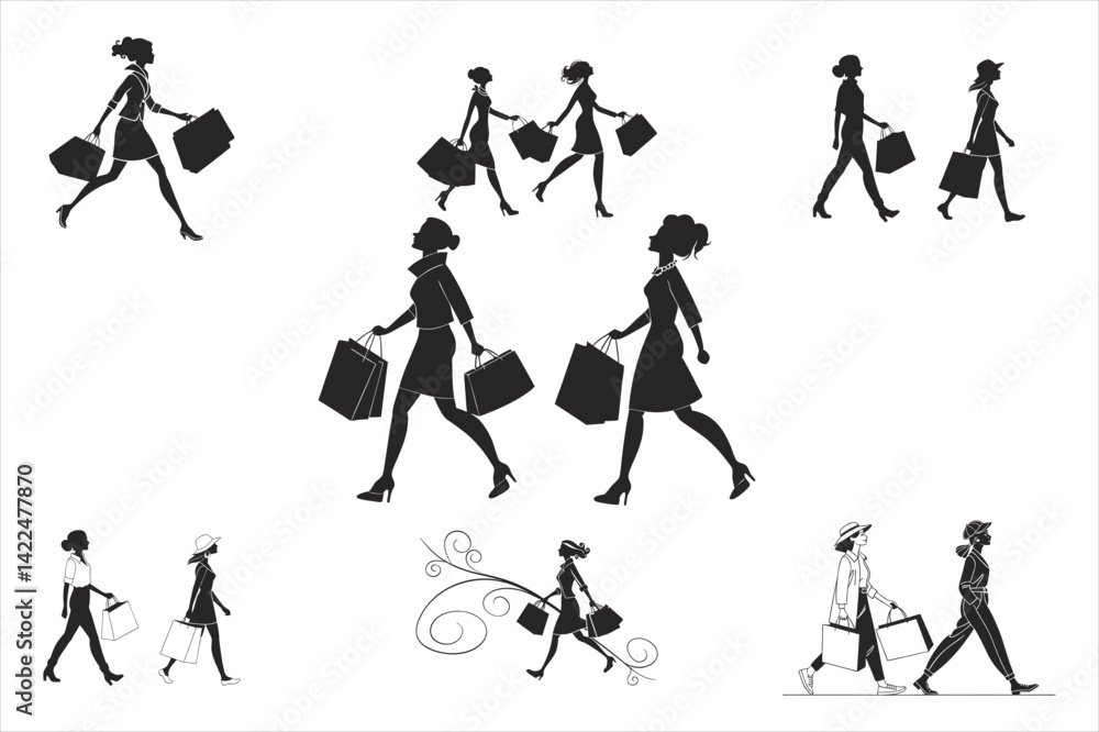 Fototapeta premium women-carrying