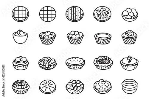 Iconic Minimalist Pie Chart Symbol