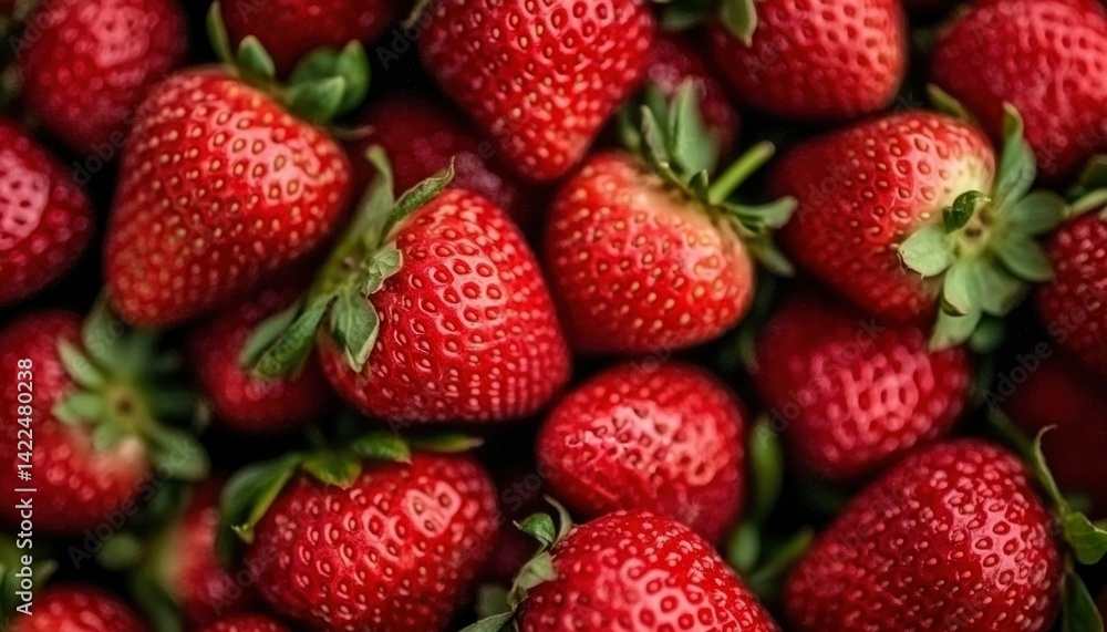 Fresh, vibrant strawberries Fresh, vibrant strawberries