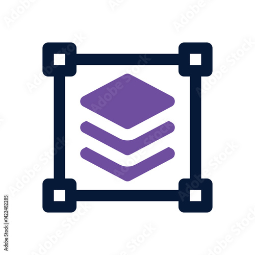 layer dual tone icon. Sleek and modern vector icon for websites, mobile apps, marketing materials, and corporate design. Fully scalable and ready to use.