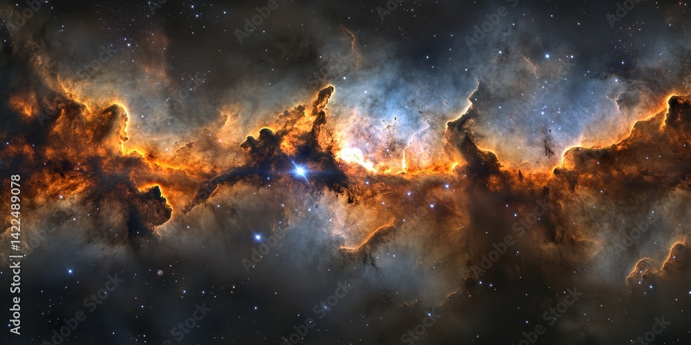 Cosmic tapestry of the Tarantula Nebula. Cosmic tapestry of the Tarantula Nebula.