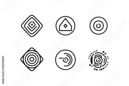 Quark ingredient clean vector sketch style