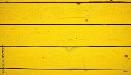 Wallpaper Mural Yellow wooden planks (2) Torontodigital.ca