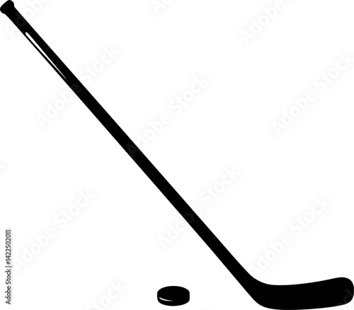 
 Save to Library
 Download Preview
 Preview Crop
 Find Similar
 
File #:  558746344
Hockey stick icon. Black silhouette. Side view. Vector simple flat graphic illustration. Isolated object on a white