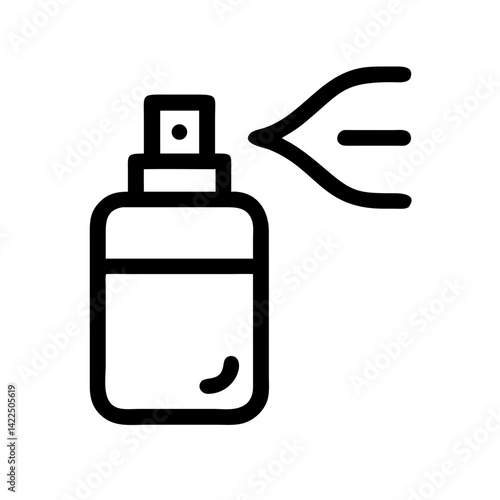 air freshener glyph  flat vector icon