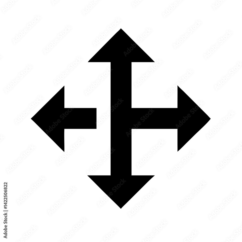 arrows glyph flat vector icon arrows glyph flat vector icon