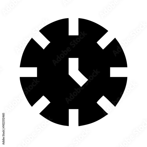 dial med glyph flat vector icon
